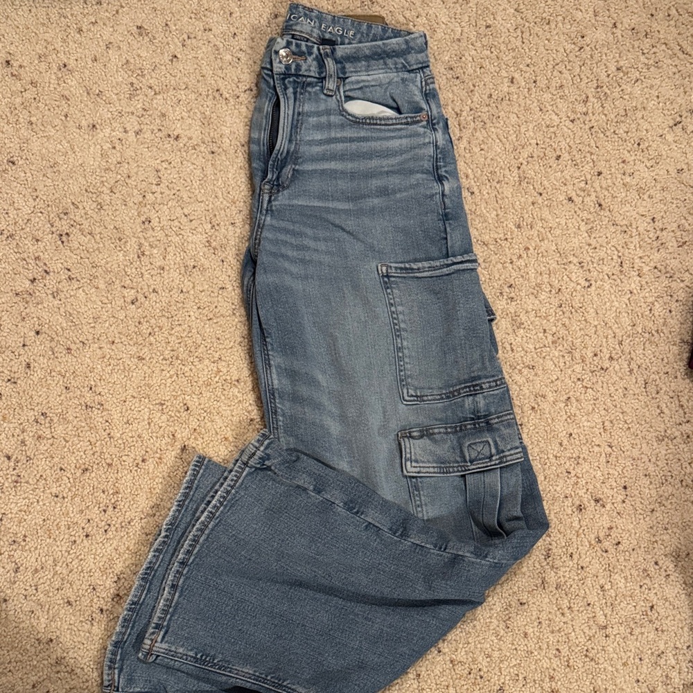 American Eagle Outfitters Blue Flare Jeans